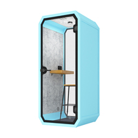 Cabine téléphonique individuelle pour bureau, cabine téléphonique intérieure avec mobilier, espace privé pour parler, cabine téléphonique en métal