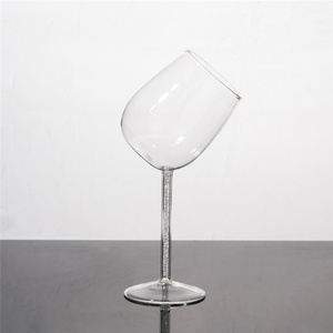 Slant Mouth Crystal Stem 350ml Sabor <span class=keywords><strong>Vino</strong></span> tinto <span class=keywords><strong>copas</strong></span> <span class=keywords><strong>de</strong></span> champán - Product Image 3