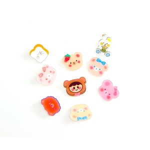 Cnawo biểu tượng tùy chỉnh Epoxy in rõ ràng ve áo an toàn Huy hiệu chân tùy chỉnh nhựa acrylic Epoxy ve áo Pin - Product Image 2