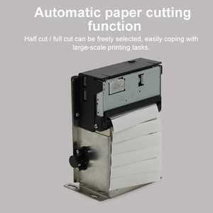 Impresoras Térmicas de Recibos Integradas de 80 mm y 12 V con Bandeja de Papel Grande, Máquina de Impresión de Facturas con Cortador Automático - Product Image 4