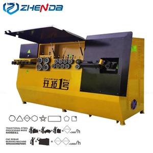 Máquina dobladora de estribos de acero CNC automática y mecanizada n.º 1 / Máquina dobladora de varillas corrugadas para operación sin operador en venta - Product Image 2