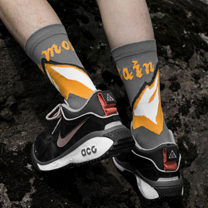 Chaussettes de trekking à coussin lourd pour hommes absorption des chocs évacuant l'humidité séchage rapide respirant pour la randonnée longue distance - Product Image 1