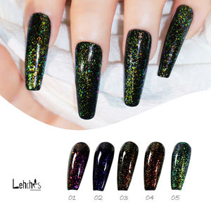 Feuille de vernis à ongles flocons aurore, Gel 500 cristal clair, brillantes, <span class=keywords><strong>holographique</strong></span>, 1kg - Product Image 5