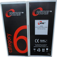 Câble Ethernet CAT 6 pour réseau LAN extérieur, étanche, avec double gaine en PE pour une installation fiable en hauteur ou au mur