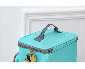 Sac isotherme à grande capacité pour étudiants et voyages, sac de pique-nique, sac à main ou à bandoulière, épaissi - Product Image 5