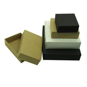 पैकेजिंग के लिए साबुन blet अंडरवियर तेल की बोतल तौलिया सफेद काले क्राफ्ट पेपर गत्ते का डिब्बा उपहार बॉक्स