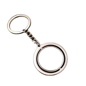 Regalos Promocionales para Empresas al por Mayor, Etiquetas de Número de Llave Antipérdida con Láser, Colgantes para Automóviles, Llaveros Metálicos en Blanco - Product Image 1