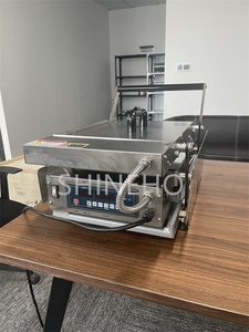 Shineho Grille-pain électrique à steak/pain/<span class=keywords><strong>hambuger</strong></span> en acier inoxydable à 3 couches de bonne qualité avec minuterie et contrôleur pour un usage commercial - Product Image 4