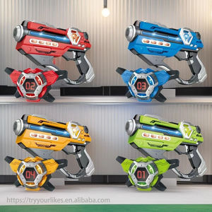 बच्चों के बच्चे इनडोर अभ्यास खेल वायु संचालित सुरक्षा पॉपपर लेज़र बनियान लेजर बंदूक खिलौना सेट - Product Image 4