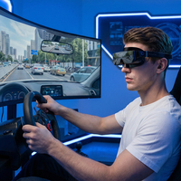 Lunettes de réalité augmentée OEM pour formation de conducteurs, grand champ de vision, faible latence, légères, ajustement ergonomique, outil professionnel