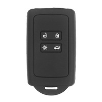 Étui de protection en silicone intelligent à 4 clés pour Renault Koleos Espace Koleen Accessoires de clé de voiture Housse de clé et sac à clés