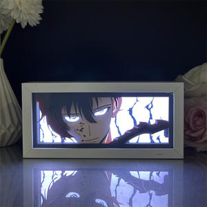 20*9CM Vente en gros Solo Nivellement Sung Jin Woo <span class=keywords><strong>Manga</strong></span> Anime USB Veilleuse DIY Creative Lighting Peinture - Product Image 1