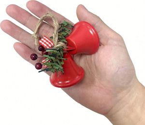 Adornos Colgantes para Árbol de Navidad, Campanas Metálicas para Decoración Navideña, Manualidades, Recuerdos para Fiestas, Promoción - Product Image 2