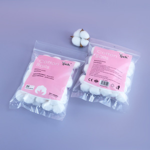 Boules de <span class=keywords><strong>coton</strong></span> 100% pures pour le démaquillage jetable, nettoyage pour vernis à ongles en gel - Product Image 4