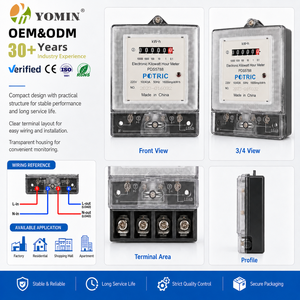 Medidor <span class=keywords><strong>de</strong></span> Energía Eléctrica Digital Monofásico <span class=keywords><strong>de</strong></span> 220V, Monitor <span class=keywords><strong>de</strong></span> Vatios y Kilovatios, Medidor Digital <span class=keywords><strong>de</strong></span> Energía Eléctrica en Kilovatios-Hora - Product Image 2