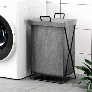 Modern Non-Woven Fabric Laundry Basket for Bathroom - Product Image 1