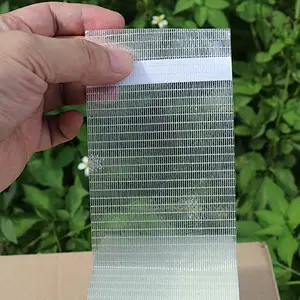 Hot Melt Glue Bi Directional Supplier Glass Fiber Self Adhesive Weave Cross Filament Tape