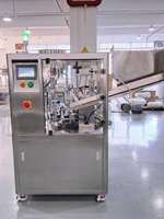 Machine de remplissage et de scellage de tubes à ultrasons entièrement automatique SX-009, précision 0,5 g pour le remplissage de cosmétiques, d'eau, de boissons, de crèmes et de lotions