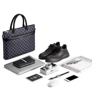 WILLIAMPOLO Genuine Leather Business Luxury Men's Handbag Briefcase MOQ 1 Piece Spot OEM Service