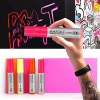 Ensemble de stylos marqueurs à pigments acryliques M14 personnalisables, grande capacité, 15 mm, 7, 12 couleurs pour le dessin au stylo