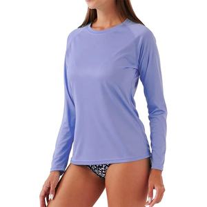 長袖シャツカスタムデザインブランクラッシュガードクイックドライUPF 50 + ウォータービーチサーフィン水泳トップス - Product Image 3