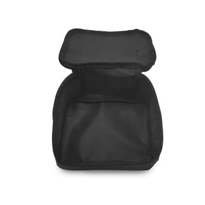 Bolsa de almacenamiento médico de tela negra, estuche portátil para instrumentos médicos y suministros de primeros auxilios - Product Image 1