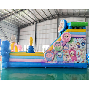 Gorila inflable para niñas más populares, tobogán combinado, tobogán doble, Castillo de salto inflable combinado, tobogán inflable para castillo hinchable - Product Image 5
