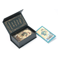Services d'impression de jeux de cartes Oracle personnalisés et de jeux de cartes de tarot d'affirmation – 82 cartes épaisses, recyclables, écologiques, avec boîte durable