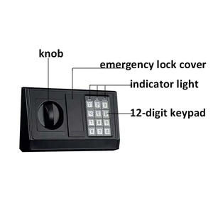 Mingyou – coffre-<span class=keywords><strong>Fort</strong></span> électronique solide à verrouillage numérique, coffre-<span class=keywords><strong>Fort</strong></span> de sécurité pour le bureau et la maison - Product Image 5