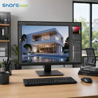 Sharerdp personnalisé fabricant 23.8 pouces VGA HD DP Ports 1920*1080P 75HZ 4K LCD IPS ordinateur de bureau PC de jeu moniteurs nouveau statut