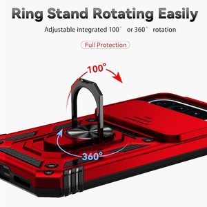 جرابات هاتف محمول بمسند بحلقة معدنية لجوجل بيكسل 9 برو إكس إل 5 جي بيكسل 8 7 6 برو 8A 7A 6 تبو غطاء هاتف متين مقاوم للصدمات - Product Image 4