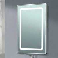 Accessoires de salle de bain Morden Art Deco LED Smart Mirror Lighted Glass Mounted with Touch Switch for Hotel Bath or Home Decor