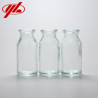 Lot de 100 bouteilles de liqueur pour Injection, transparents et vides, de Soda, en verre moulé, vente en gros, 10ml