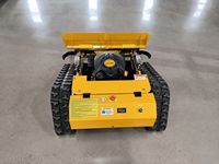 Tondeuse à gazon télécommandée sur chenilles XCMG 9HP, souffleuse à neige 2 en 1, pente de 45 degrés, portée de 200 m, moteur sans balais