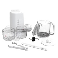 Robot culinaire électrique pour bébé, sans BPA, 700W, avec bol de mixage de 1000ml, bol de préparation de 900ml, fonction vapeur, broyeur, mixeur, cuiseur, prise UE