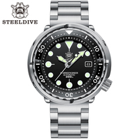 Stainless Steel Dive Watch for Men, Japan Movement, NH35