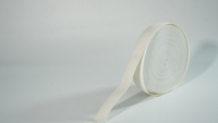 Bande élastique en polyester/nylon Aoya à protection antibactérienne pour accessoires vestimentaires - Blanc, confortable, vente directe d'usine