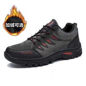 Nouvelles chaussures de randonnée d'extérieur pour le tourisme, chaussures de sport décontractées chaudes et antidérapantes pour hommes, chaussures basses en coton, baskets pour hommes, hiver - Product Image 2