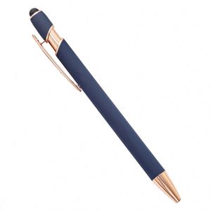 Custom Metal Ball Point <b>Pen</b> Custom Logo Universal for Single Head Rubber Tip Touch Control Black/<b>Multi</b>-<b>Colored</b> Ink 1.0mm - Product Image 6
