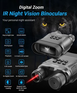 Binoculares de Visión Nocturna Lucrehulk 4K, Rastreador, Dispositivos de Espionaje con Visión Nocturna Infrarroja, Binoculares con Visión Térmica Nocturna - Product Image 3