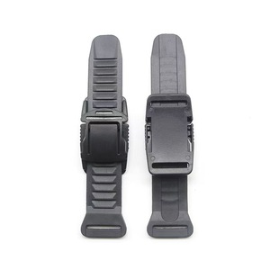 20mm nhanh chóng phát hành bên có thể điều chỉnh vành đai nhựa theo dõi khóa tự sửa chữa quần Short đi xe đạp quần hat Giày phụ kiện - Product Image 2