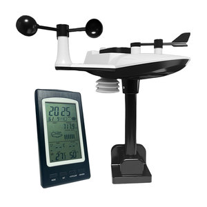 Thermomètre météo numérique à affichage couleur pour station météo avec horloge atomique, station de prévision avec calendrier - Product Image 5