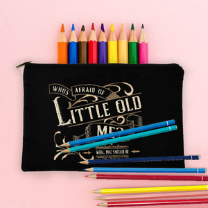 Sac de maquillage personnalisé avec motif « Who's Afraid of Little Old Me », sac de rangement de voyage pour articles de toilette, pochette cosmétique pour enterrement de vie de jeune fille - Product Image 6