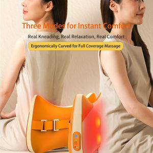 2025 <span class=keywords><strong>CE</strong></span> certificado portátil calefacción eléctrica masajeador de espalda Venta caliente Shiatsu cuello amasado almohada para masaje de cuello de hombro - Product Image 3