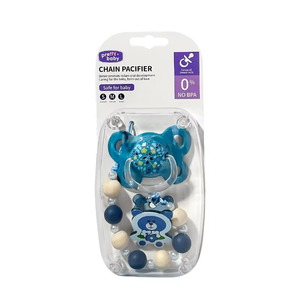 Chaîne de sucette pour bébé de qualité alimentaire confortable en gros, nourrir en toute sécurité le bébé avec des fruits frais, sucette en silicone pour bébé - Product Image 1