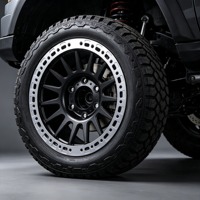 Jantes en alliage de style Beadlock tout-terrain personnalisées 17 18 20 22 24 pouces 6x139.7 5x127 6x135 PCD pour Toyota Ford Jeep 4x4 SUV