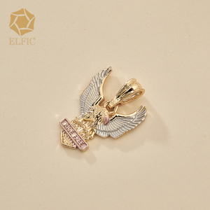 Ciondolo di <span class=keywords><strong>Moda</strong></span> Elfic all'Ingrosso, Charm a Forma di T, <span class=keywords><strong>Design</strong></span> Originale, Gioiello a Forma di Gufo, Pendente Religioso Buho, Gioielleria 2022, Joyas <span class=keywords><strong>Moda</strong></span> - Product Image 3