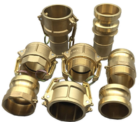 Raccord de tuyau en laiton, coupleur Camlock, raccord rapide Camlock en laiton poli, 1/2"-8", étanchéité parfaite, filetages NPT/BSP