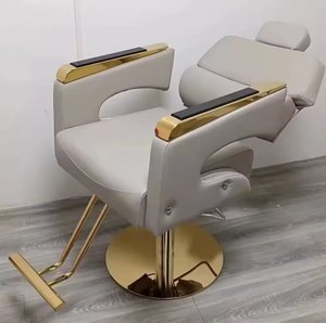 Hair salon chair - Adjustable Eleva <b>table</b> Rotatable - Trendy salon haircutting chair - Styling and coloring - Product Image 2