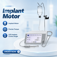 Système chirurgical électrique sans balais INPIXEL pour implants dentaires, moteur d'implantation 20:1, écran LCD tactile de 8 pouces